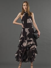 Religion Black Taylor Maxi Dress With Full Frill Skirt - Image 5 of 6