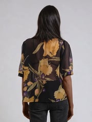 Religion Yellow Indium Shirt Blouse With Puff Shoulder - Image 3 of 6