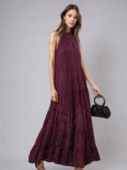 Religion Red Eileen Tiered Maxi Lace Dress - Image 2 of 6