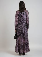Religion Purple Callisto Maxi Dress With Tiered Skirt And Drawstring Waist - Image 5 of 6