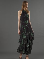 Religion Green Taylor Maxi Dress With Full Frill Skirt - Image 3 of 6