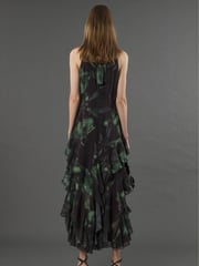 Religion Green Taylor Maxi Dress With Full Frill Skirt - Image 4 of 6