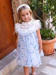 Angels Face Blue Dominique Sequin Dress - Image 1 of 3