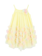 Angels Face Yellow Zig-Zag Tulle Dress - Image 2 of 3