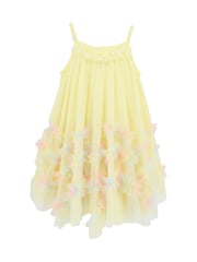 Angels Face Yellow Zig-Zag Tulle Dress - Image 3 of 3