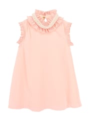 Angels Face Pink Aphrodite Pearl Collar Dress - Image 1 of 2