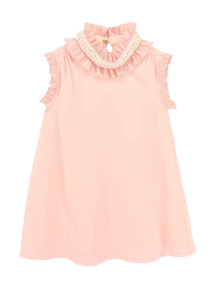 Angels Face Pink Aphrodite Pearl Collar Dress - Image 1 of 2