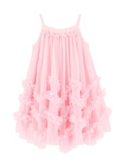 Angels Face Pink Zig-Zag Tulle Dress - Image 3 of 3