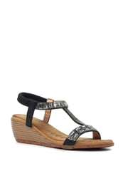 Lunar Macie Black Sandals - Image 4 of 7