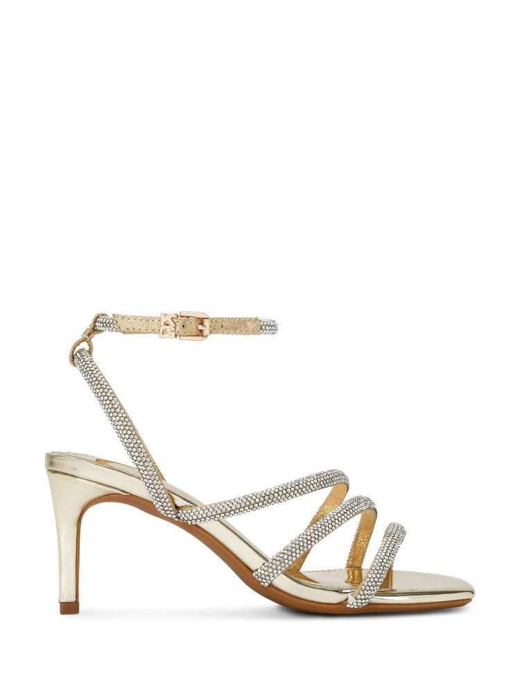 Kg Kurt Geiger Gold Savanna Low3 Sandals - Image 1 of 5