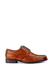 Jones Bootmaker Mens Manning Wide Fit Brogues Shoes - Image 2 of 6