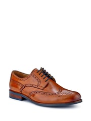 Jones Bootmaker Mens Manning Wide Fit Brogues Shoes - Image 3 of 6