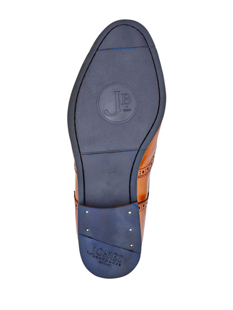 Jones Bootmaker Mens Manning Wide Fit Brogues Shoes - Image 6 of 6