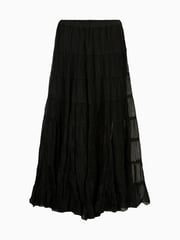 AllSaints Black Eva Maxi Skirt - Image 7 of 8