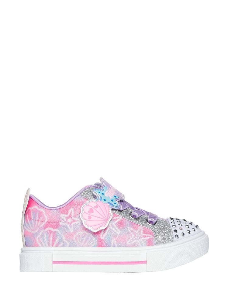 Skechers Purple Twinkle Sparks Underwater Magic Trainers - Image 1 of 2