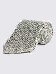 MOSS Green Italian Grenadine Tie - Image 1 of 3