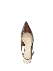 Dune London tan Brown Celinna Set Back Kitten Slingback Shoes - Image 5 of 6