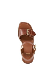 Dune London Red Jupiter Buckle Flatform Sandals - Image 4 of 6