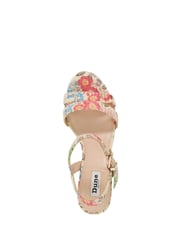 Dune London Natural Nude Standard Fit Merisa Block Heel Sandals - Image 4 of 6