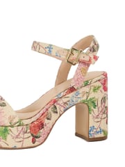 Dune London Natural Light Monotone Platform Heel Sandals - Image 5 of 6