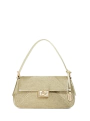 Dune London HIGHGATE GOLD Highgate Baguette Shoulder Bag - Image 1 of 6