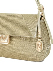 Dune London HIGHGATE GOLD Highgate Baguette Shoulder Bag - Image 3 of 6