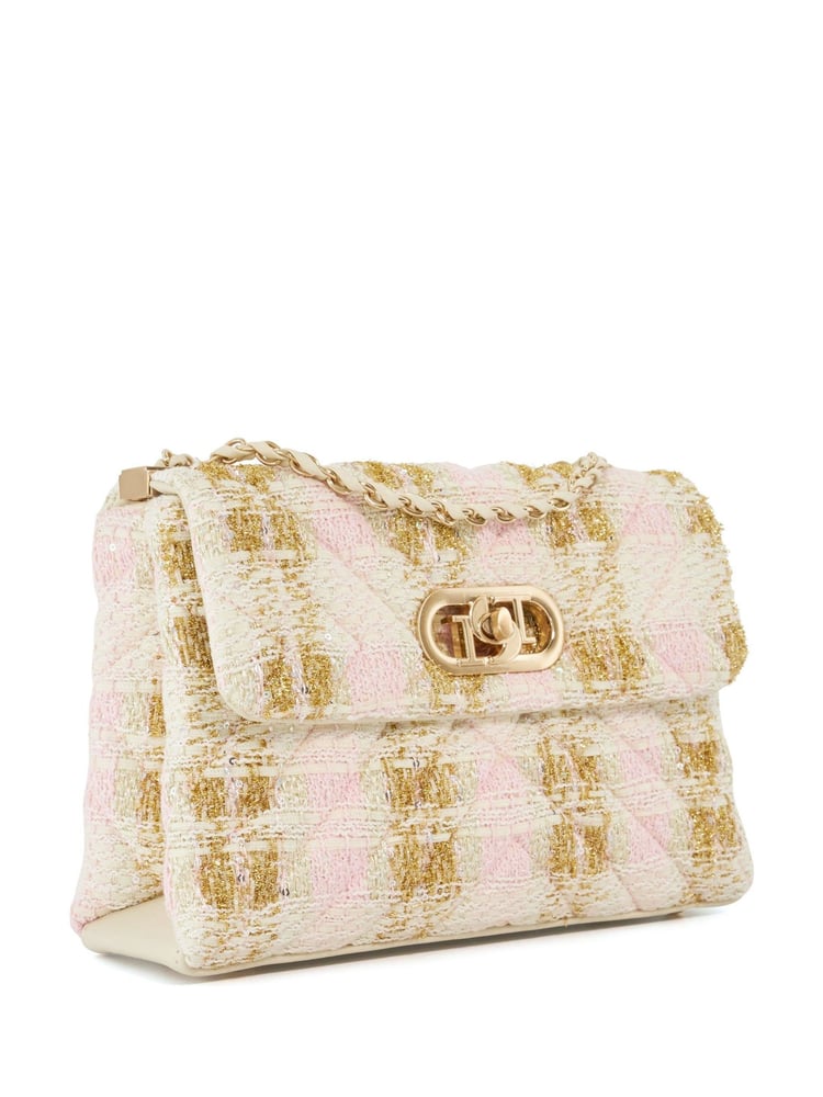 Dune London Pink Regent Small Quilted Shoulder Bag - Image 2 of 6