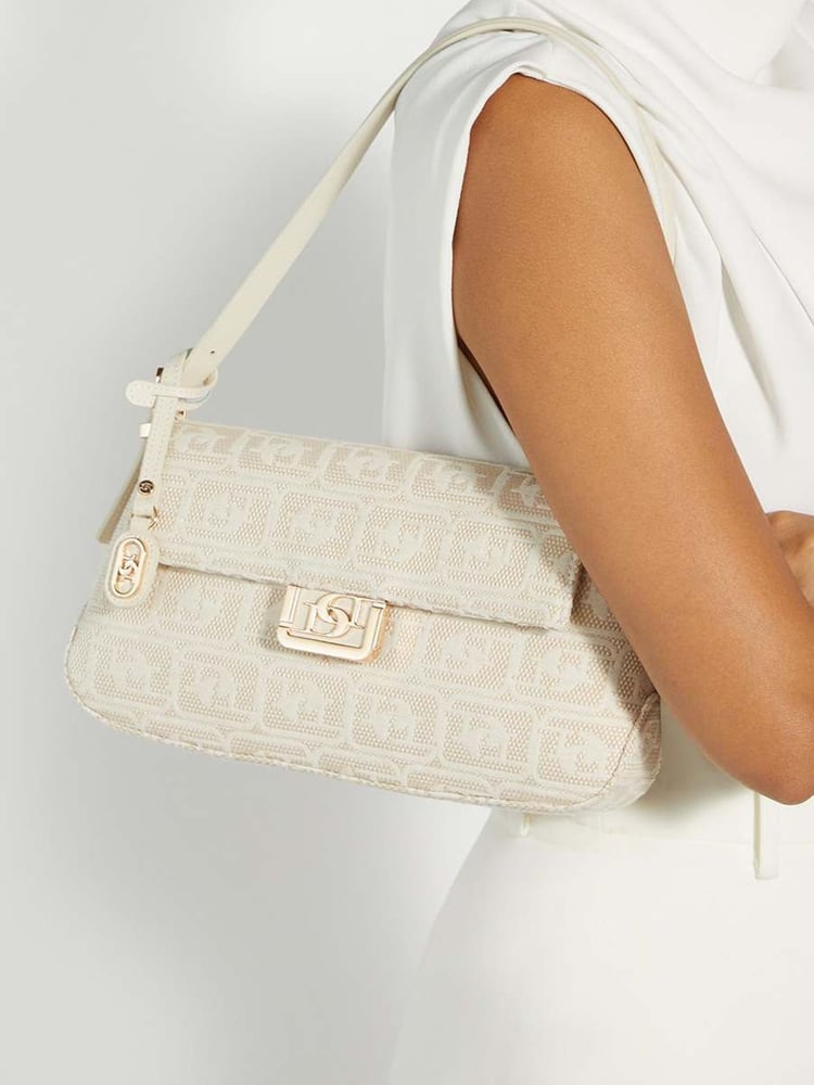 Dune London Cream White Highgate Baguette Shoulder Bag - Image 6 of 6