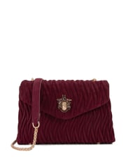 Dune London Red Darling Bug Quilt Shoulder Bag - Image 1 of 6