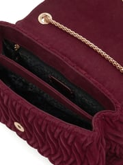 Dune London Red Darling Bug Quilt Shoulder Bag - Image 2 of 6