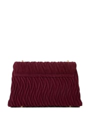 Dune London Red Darling Bug Quilt Shoulder Bag - Image 3 of 6