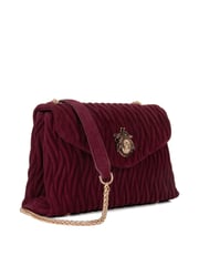 Dune London Red Darling Bug Quilt Shoulder Bag - Image 5 of 6