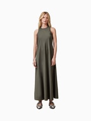 AllSaints Green Aida Dress - Image 1 of 7