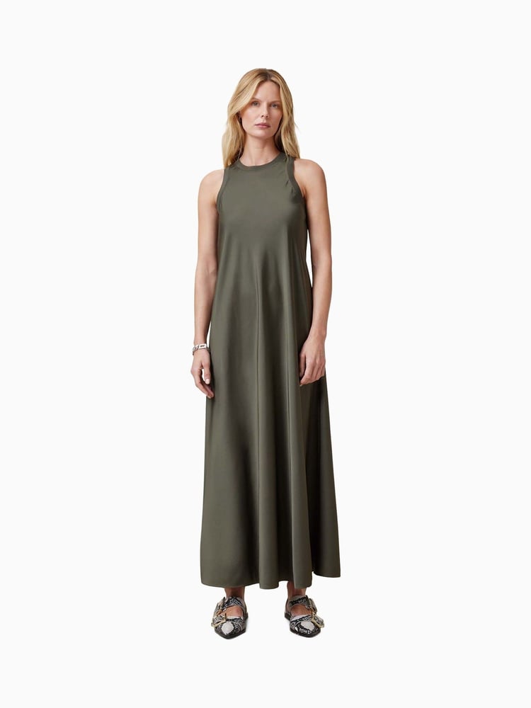 AllSaints Green Aida Dress - Image 1 of 7 AllSaints Green Aida Dress - Image 1 of 7