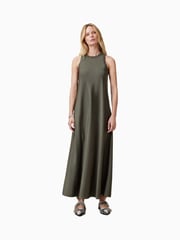 AllSaints Green Aida Dress - Image 4 of 7