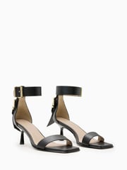 AllSaints Black Noir Low Sandals - Image 2 of 5