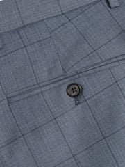 River Island Blue Ground Check Suit Jacket - Image 10 of 10