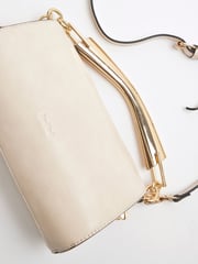 River Island Cream Metal Handle Cylinder Bag - Image 5 of 6