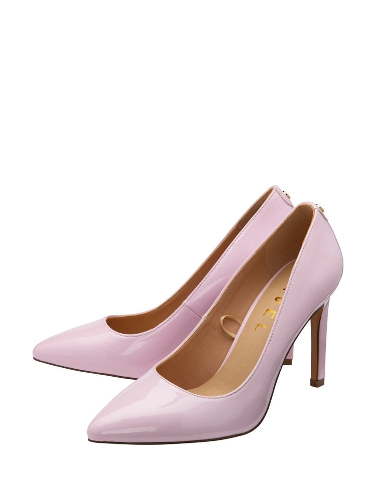 Ravel Pale Pink Patent Stiletto-Heel Court Shoes - Image 2 of 4