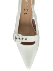 Ravel White Patent Court Shoes - Image 4 of 4