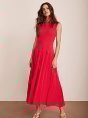 Mint Velvet Red Maxi Dress - Image 5 of 8