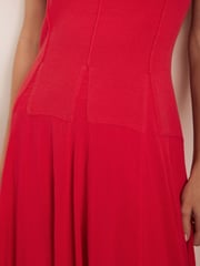 Mint Velvet Red Maxi Dress - Image 6 of 8
