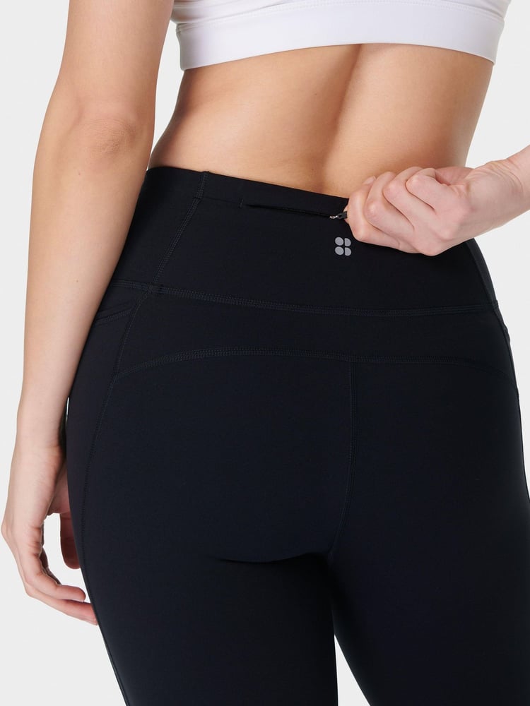 Sweaty Betty Black Power 34 Bootcut Workout Trousers - Image 2 of 10