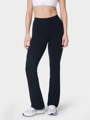 Sweaty Betty Black Power 34 Bootcut Workout Trousers - Image 6 of 10