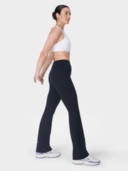 Sweaty Betty Black Power 34 Bootcut Workout Trousers - Image 8 of 10