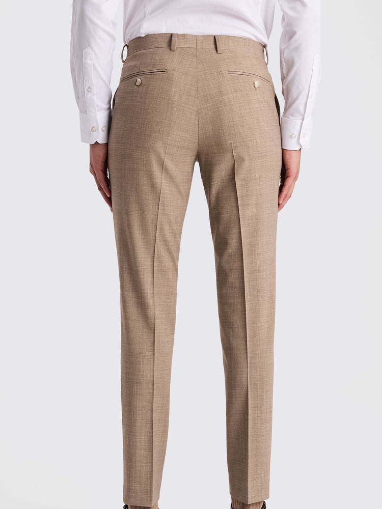 MOSS Natural Tailored Fit Performance Trousers - Image 2 of 3