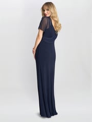 Gina Bacconi Blue Elliot Jersey Maxi Dress - Image 2 of 5