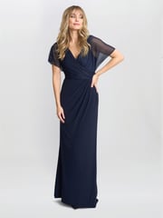Gina Bacconi Blue Elliot Jersey Maxi Dress - Image 3 of 5