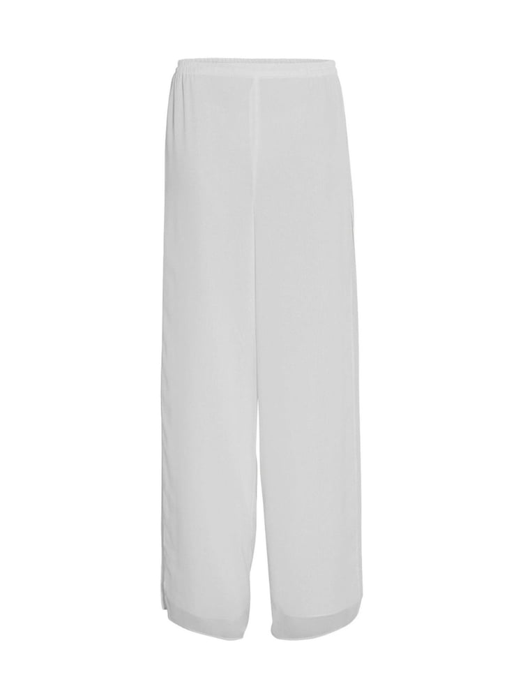 Gina Bacconi Chiffon Layered Slit Trousers - Image 6 of 6