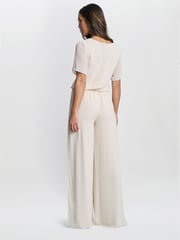 Gina Bacconi Chiffon Layered Slit Trousers - Image 2 of 6